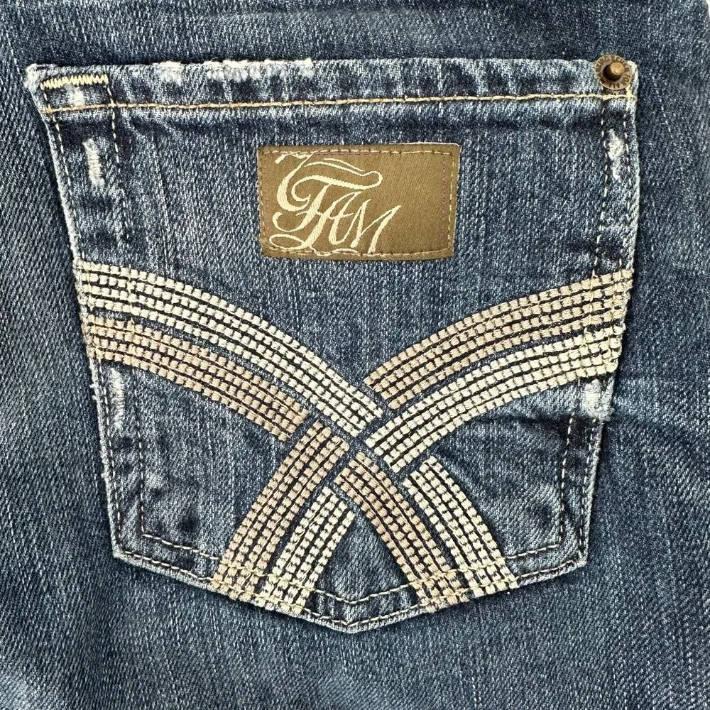 7 for all Mankind Womens Blue Gwenevere Super Skinny 5 Pocket Jeans Size 27 - Picture 6 of 10